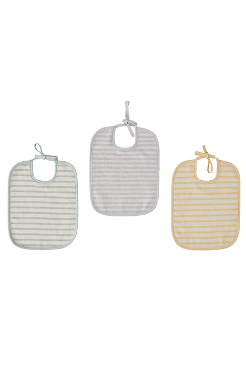 organic cotton pack of 3 bibs